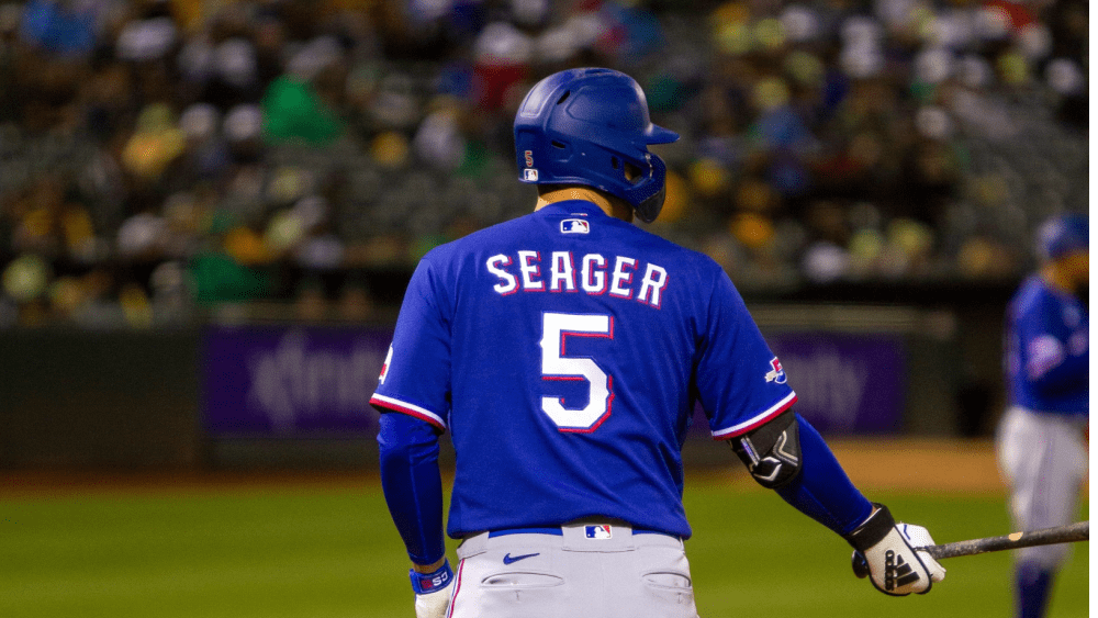 corey seager rangers jersey