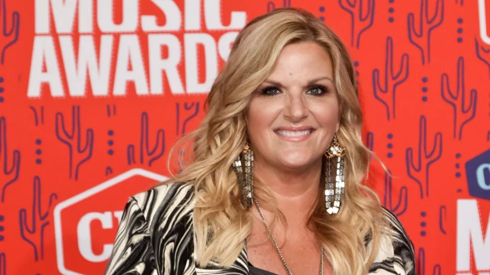 Trisha Yearwood attends the 2019 CMT Music Awards at the Bridgestone Arena on June 5^ 2019 in Nashville^ Tennessee.