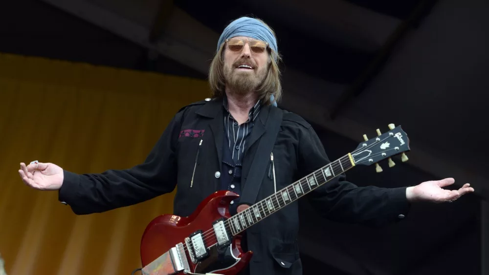 Tom Petty and the Heartbreakers perform at the 2017 New Orleans Jazz and Heritage Festival. New Orleans^ Louisiana - April 30^ 2017