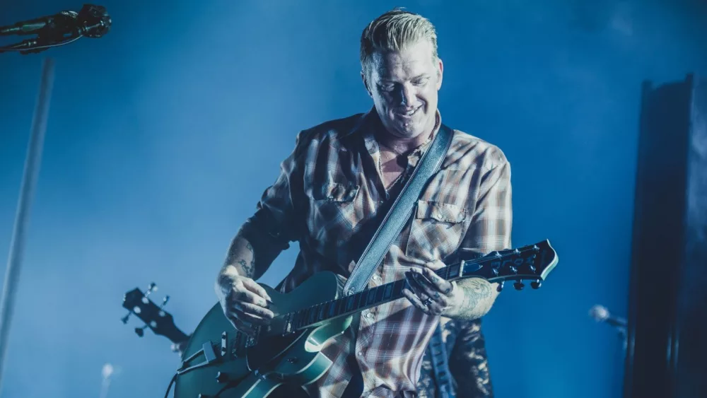 Josh Homme from Queens Of The Stone Age performs in concert at Forum Karlin on June 20^ 2018 in Prague^ Czech republic