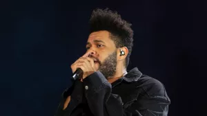 The Weeknd performs on stage during 2018 Global Citizen Festival: Be The Generation in Central Park New York^ NY - September 29^ 2018