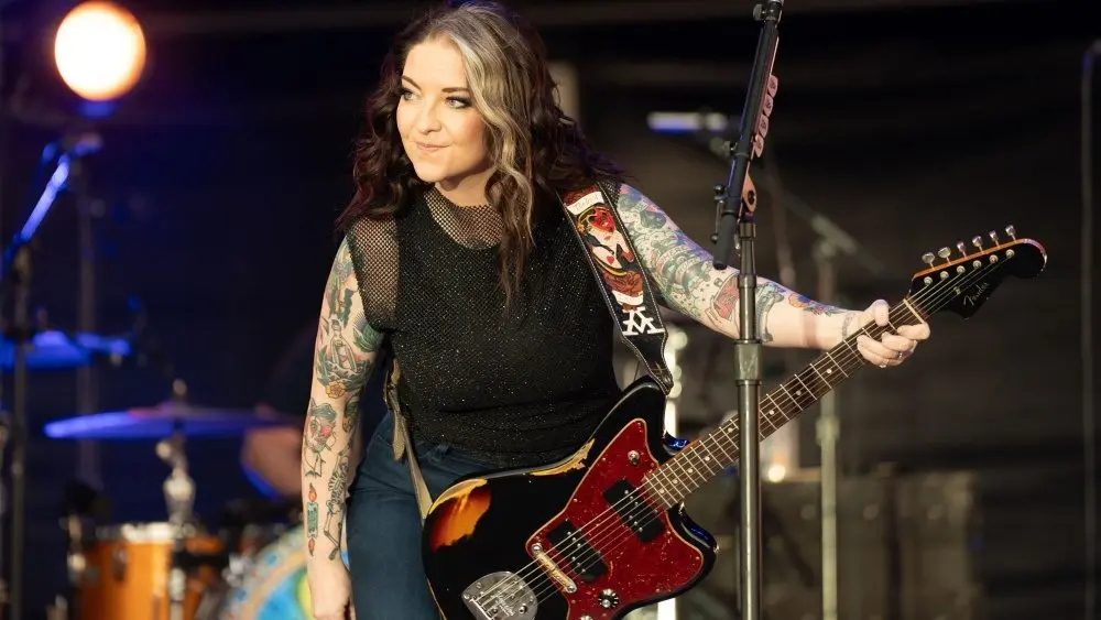 Ashley McBryde performs in concert on April 5^ 2024 in Fort Lauderdale^ Florida. The performance was part of the Tortuga Music Festival. FORT LAUDERDALE^ FLORIDA - APRIL 5^ 2024