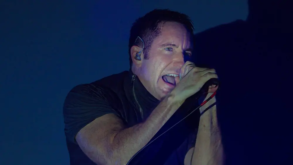 Nine Inch Nails perform at the Outside Lands Music Festival San Francisco^ California USA - 08-10-2013