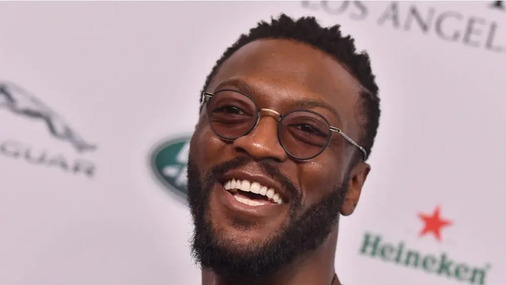 Aldis Hodge arrives to the BAFTA Los Angeles and BBC America TV Tea Party on September 21^ 2019 in Hollywood^ CA