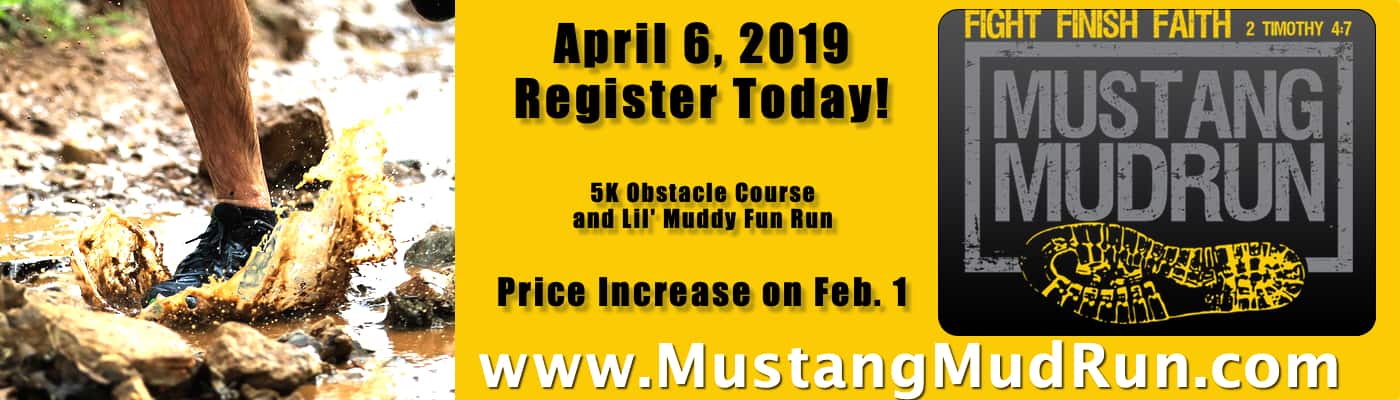 3rd Annual Mustang Mud Run 5K and 1K Lil’ Muddy