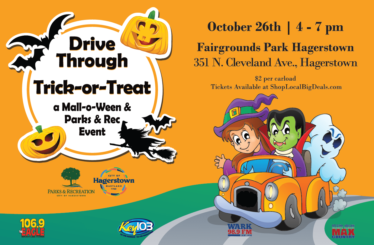 Drive Through Trick or Treat 106.9 the Eagle