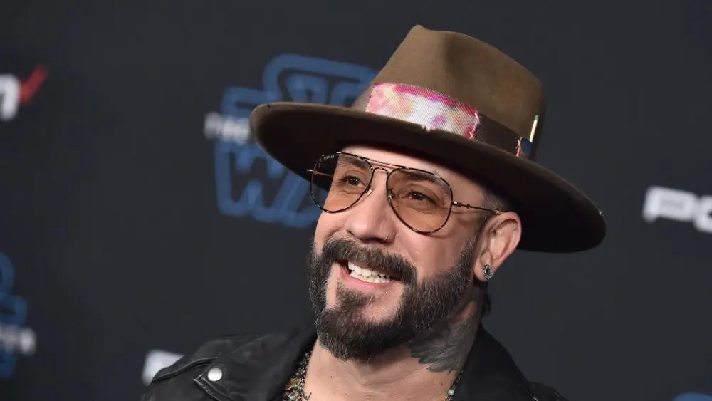 AJ McLean arrives for the ÔStar Wars: The Rise of SkywalkerÕ Premiere on December 16^ 2019 in Hollywood^ CA