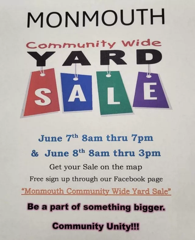 Monmouth Community Wide Yard Sale