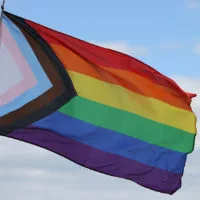 A "Progress Pride Flag"