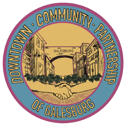 logo for Downtown Community Partnership of Galesburg