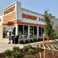 The new Dunkin'/Baskin Robbins is located at 955 N. Henderson St.^ site of the former Steak House restaurant.