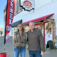 Jessica and Roy Collins^ owners of Carnival Delights^ 234 E. Main St. in Knoxville.