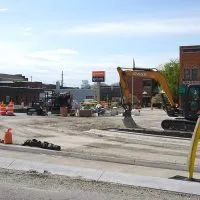 Construction continues on the $3 million Rebuild Illinois grant-funded streetscape beautification project^ focusing on the Historic Downtown Square in Monmouth.