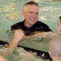 Galesburg Athletic Hall of Famer and former Streaks swimming coach John Willy.