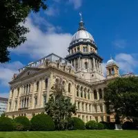 The Illinois Capitol is shown in May 2024. (Capitol News Illinois file photo)