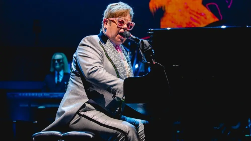 Elton John performs live at Van Andel Arena on the Farewell Yellow Brick Road Tour GRAND RAPIDS^ MICHIGAN / USA - October 15^ 2018