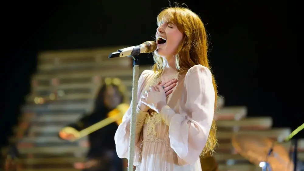 Florence and the Machine perform in concert at Palau Sant Jordi on March 20^ 2019 in Barcelona^ Spain.