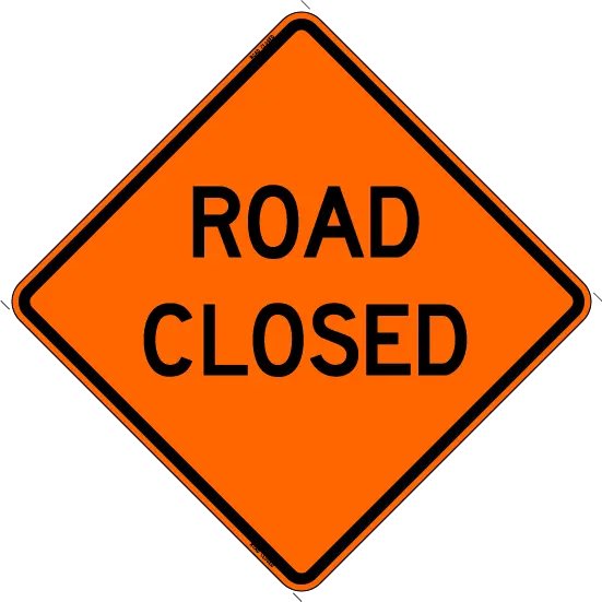 road closed