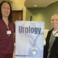 Dr. David Cao^ left^ and Hannah Erickson^ APRN^ of Graham Health System.