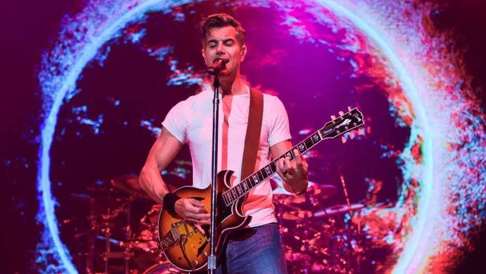 Nick Hexum of 311 performs in concert on July 26^ 2019 at Northwell Health at Jones Beach Theater in Wantagh^ New York. WANTAGH^ NY - JUL 26