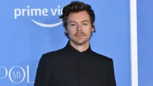 Harry Styles at the premiere for "My Policeman" at the Regency Bruin Theatre. LOS ANGELES^ CA. November 01^ 2022