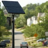 Flock Safety camera on pole