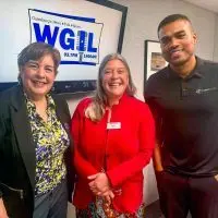 Debbie Moehler^ Alyssa Hart^ and Victor Dantas at WGIL studios^ April 16^ 2026