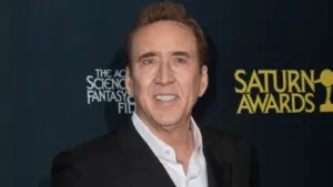 Nicolas Cage in the 52nd Annual Saturn Awards Press Room at Hilton Universal City Hotel on Feb. 02^ 2025 in Universal City^ CA.