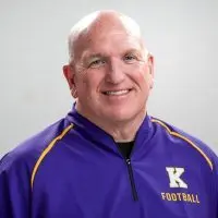 Andy Gibbons in a Knox College football pullover^ retirement photo 2025-26