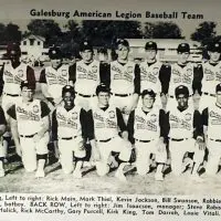 The 1971 Galesburg American Legion state championship baseball team poses for a group photo