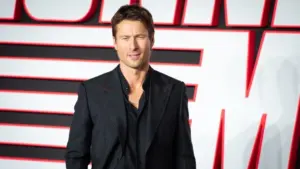 Glen Powell attends "The Running Man" UK Premiere at Odeon Luxe Leicester Square London^ England^ UK - November 5^ 2025