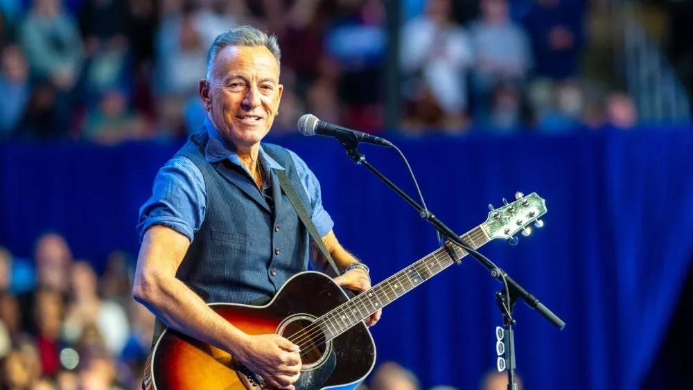 Bruce Springsteen performs on stage at the Liacouras Center in Philadelphia. Philadelphia^ PA USA - October 28^ 2024