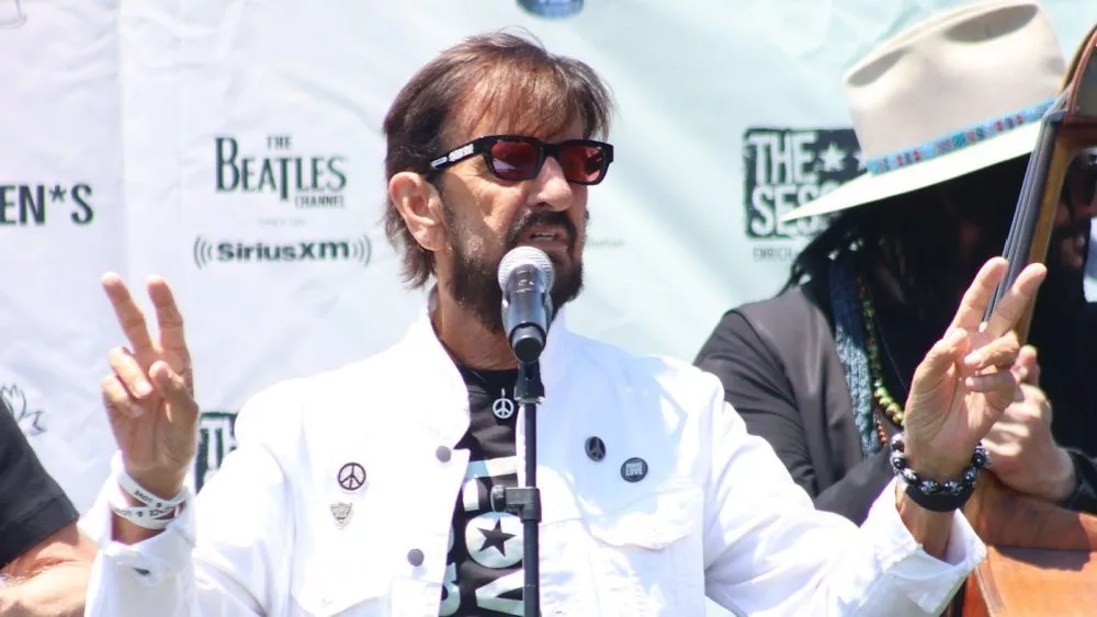 Ringo Starr celebrates his 84th birthday^ at his annual Peace and Love Campaign. Beverly Hills^ California United States - July 7 2024