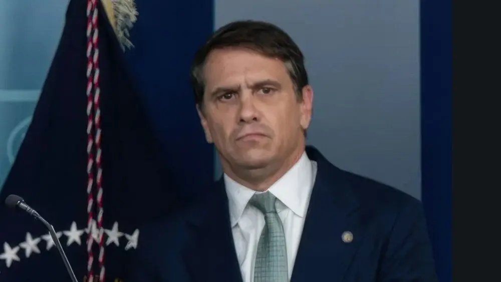 Acting AG Todd Blanche during press conference on Supreme Court Victory at the White House. Washington DC. 2025 June 27.