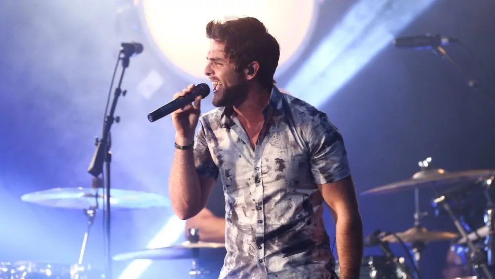 Thomas Rhett performs at the iHeartRadio Album Release Party with Thomas Rhett on September 28^ 2015 at the iHeartRadio Theater in New York City.