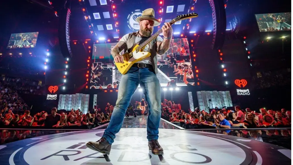 Las Vegas^ NV^ USA - September 21^ 2019: Zac Brown of Zac Brown Band performs at the 2019 iHeartRadio Music Festival.