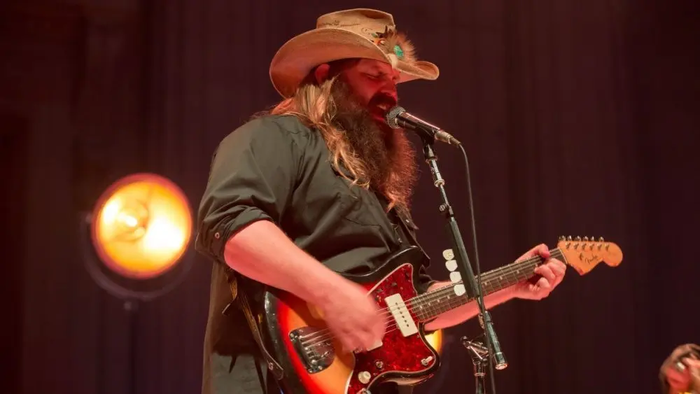 Chris Stapleton performs at the Greek Theatre in Berkeley^ CA. Berkeley^ CA/USA - 4/23/2016