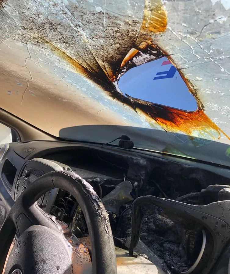 car-fire-from-sunglasses