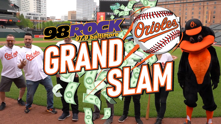 Win Orioles tickets and $1000 in the 98 Rock Orioles Grand Slam contest