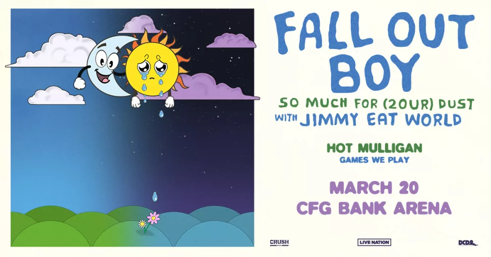 TICKET THURSDAY Fall Out Boy at CFG Bank Arena 98 Rock Online