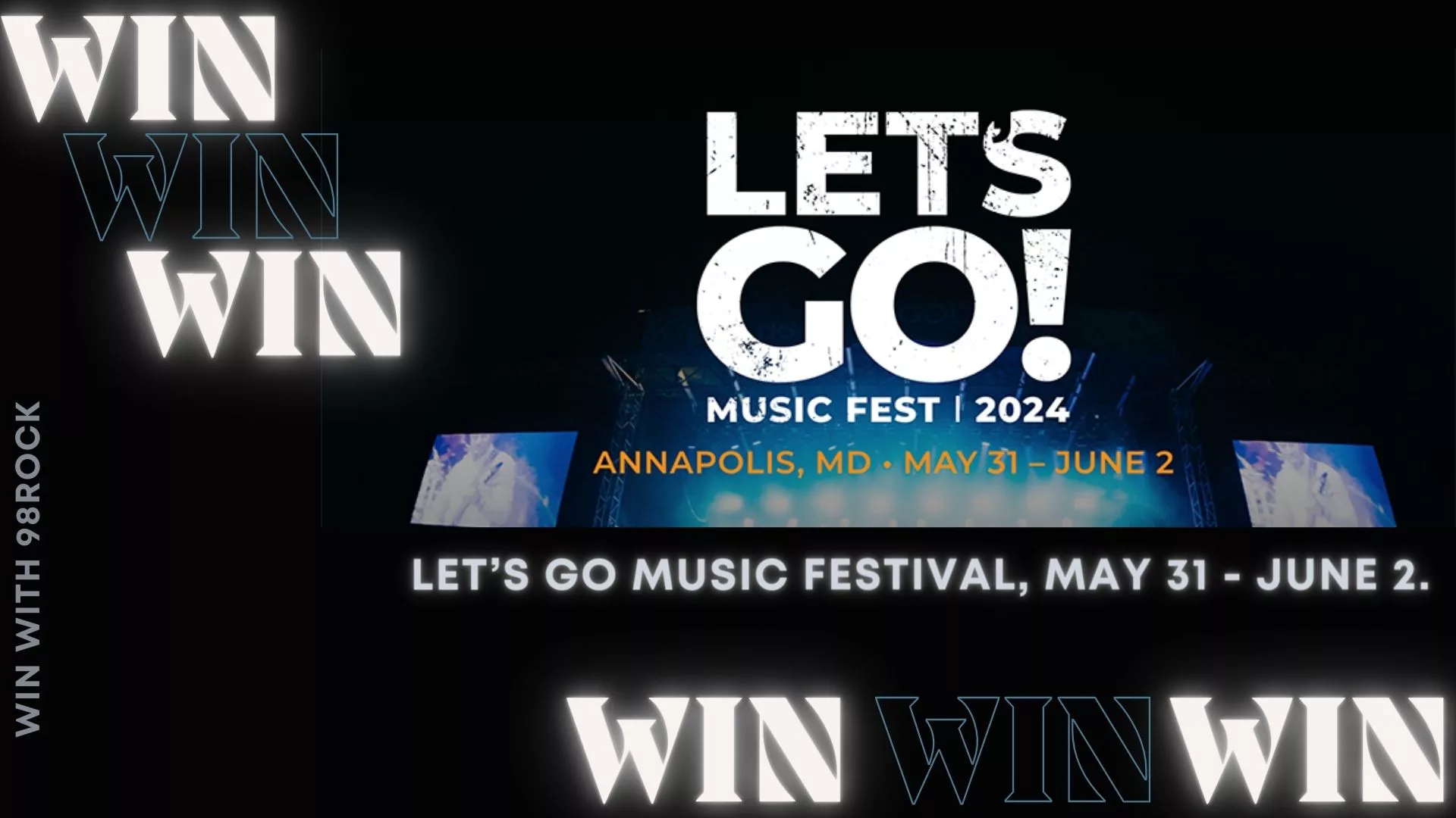 TICKET THURSDAY! Win a PAIR of 3DAY PASSES to LET'S GO FESTIVAL 2024