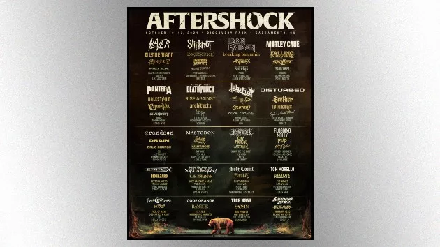 Slipknot, Iron Maiden, Mötley Crüe & Slayer headlining 2024 Aftershock