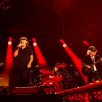 AC/DC Perform In Gelsenkirchen: GELSENKIRCHEN, GERMANY - MAY 17: Singer Brian Johnson of the band AC/DC perform live on stage during a concert at Arena AufSchalke on May 17, 2024 in Gelsenkirchen, Germany.(Photo by Gina Wetzler/Redferns)