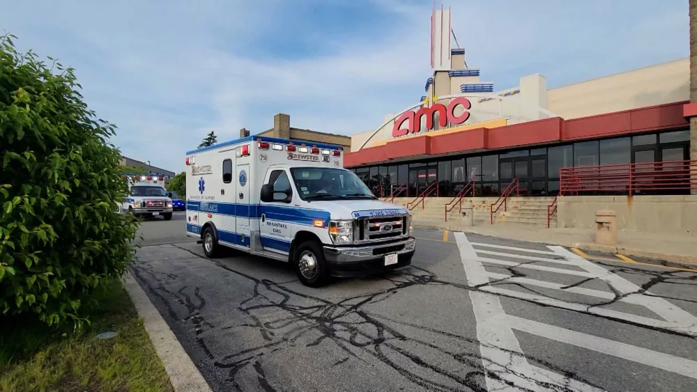 ambulances-outside-amc-movie-theater-braintree-massachusetts-5-25-2024-66538dc14d7bb504848