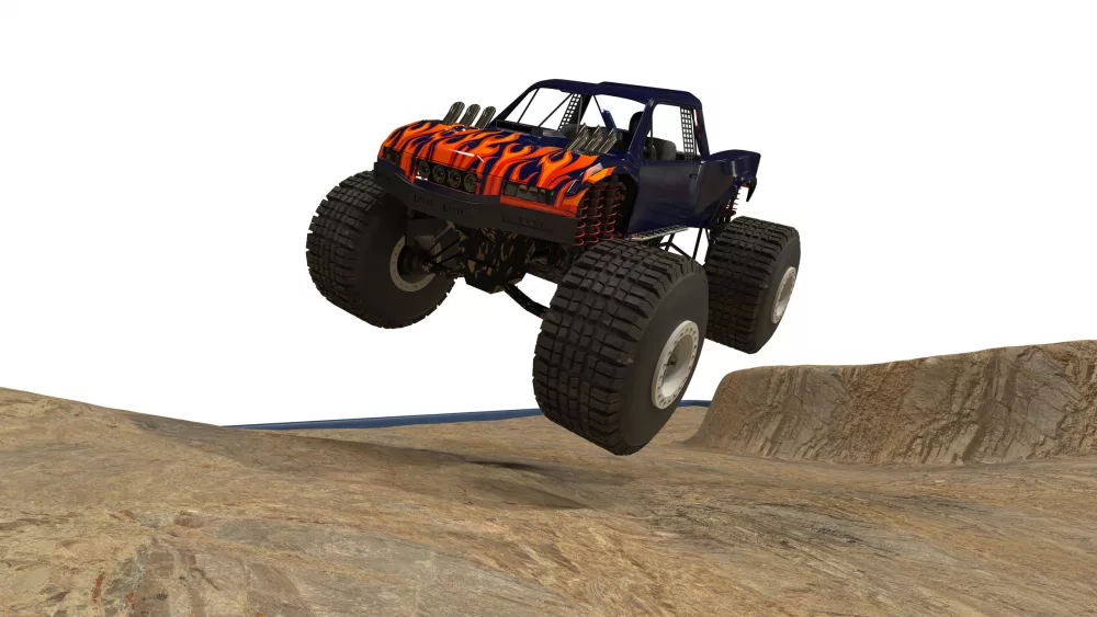 monster-truck-isolated-on-white