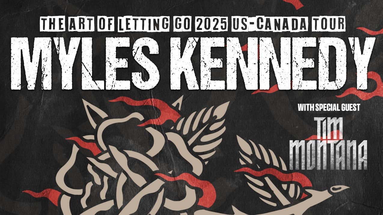 Myles Kennedy – The Art Of Letting Go Tour with special guest Tim