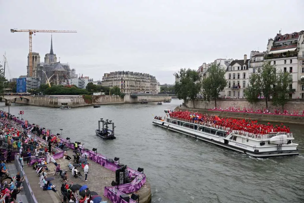 Paris 2024 Opening ceremony Why do the countries enter in a specific