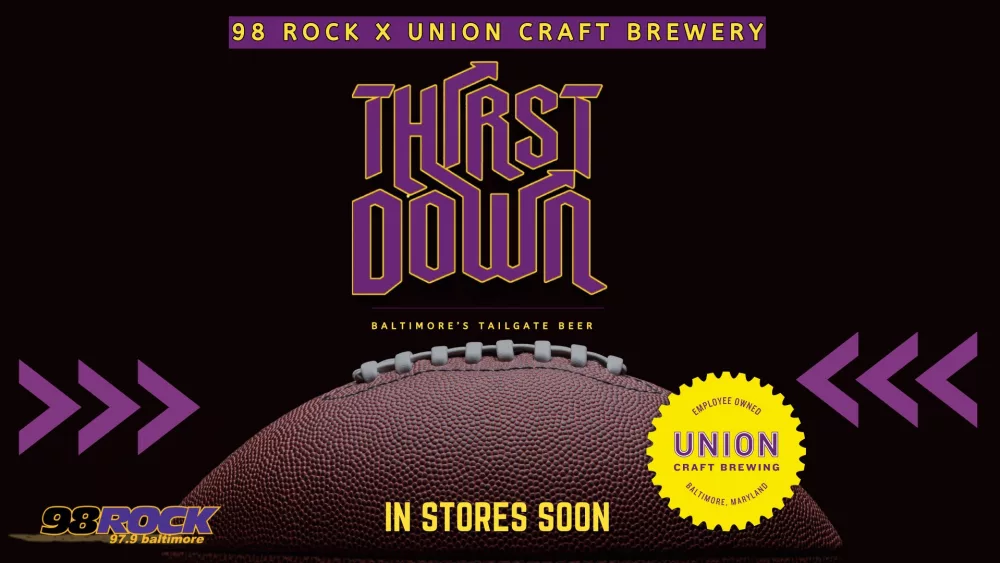 98 rock x union craft brewery thirst down 2024 tailgate beer