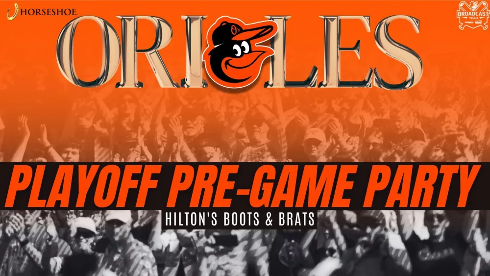 Orioles Playoff Live Broadcast at The Hilton’s Boots & Brats