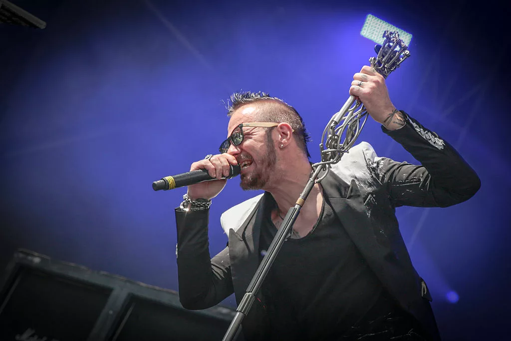 MONTREAL, QC - AUGUST 07:  Adam Gontier performs with Saint Asonia on Day 2 of the Heavy Montreal Festival at Parc Jean-Drapeau on August 7, 2016 in Montreal, Canada.  (Photo by Mark Horton/WireImage)